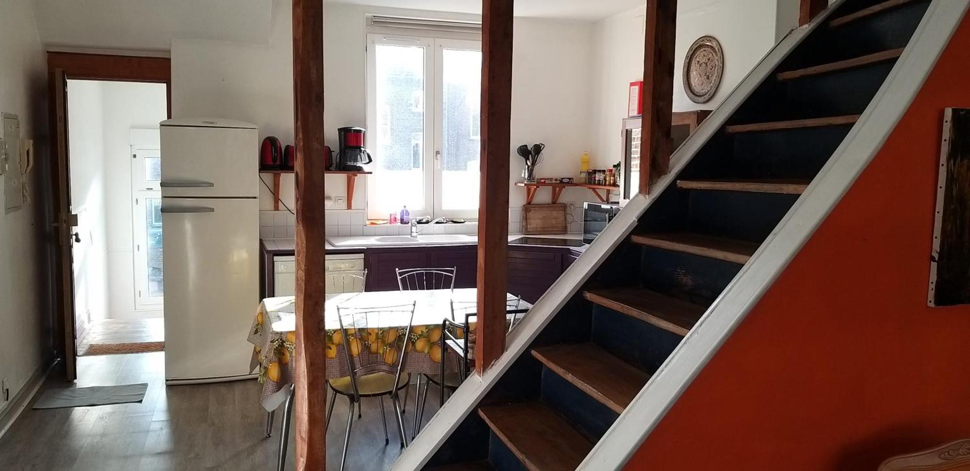 Lumineux Duplex A Wazemmes Apartment Lille Bagian luar foto